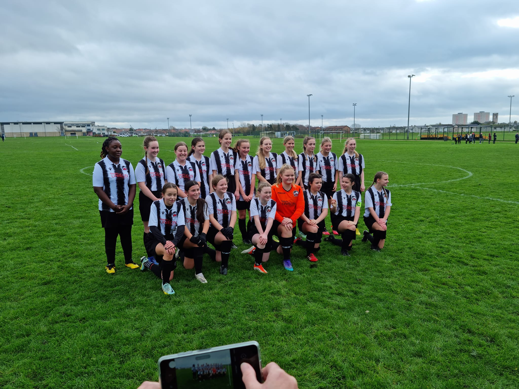 Girls Academy team